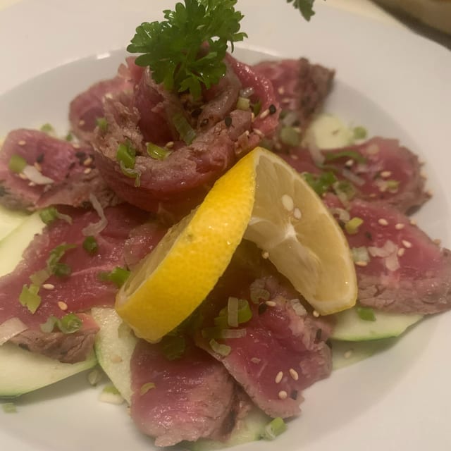 Beef Tataki.