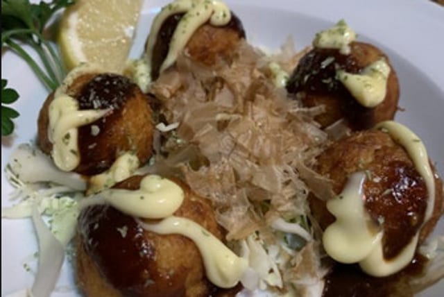 Takoyaki.
