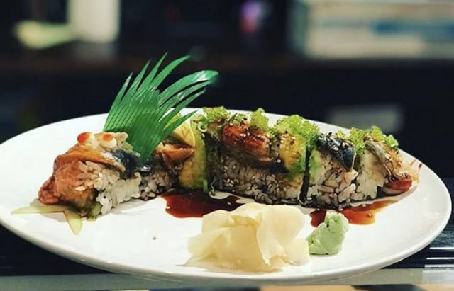 Spicy Tuna Dragon Roll.