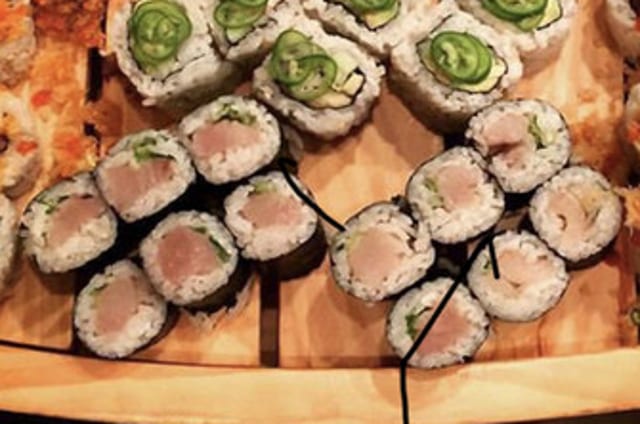 Spicy Yellow Tail Roll.