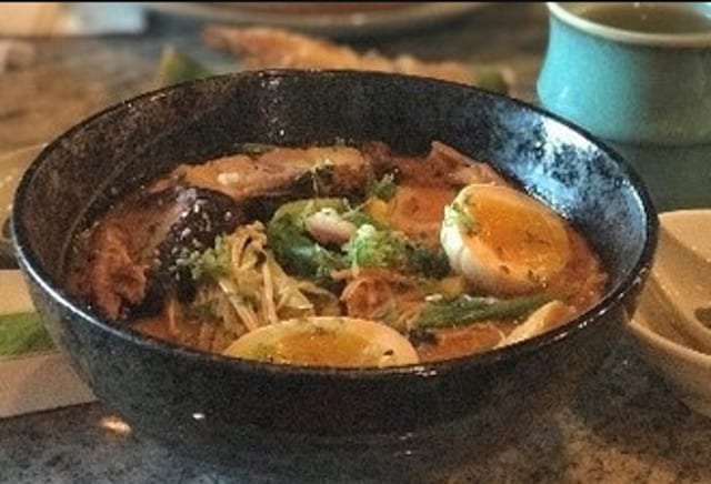 Spicy Tonkotsu Ramen - Dinner Menu.