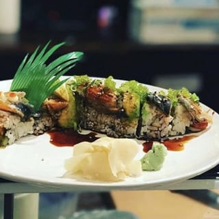 Spicy Salmon Dragon Roll